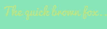 Image with Font Color B6E489 and Background Color 89E4B6